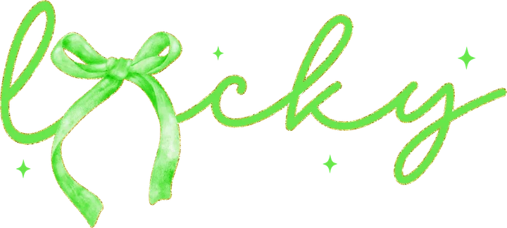 Lucky Green Bow DTF Transfer