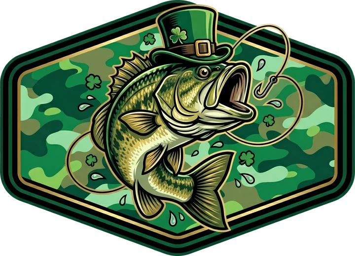 Lucky Fish in Top Hat DTF Transfer