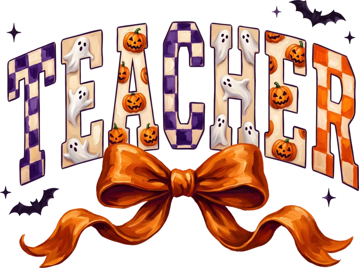 Halloween Teacher DTF Transfer