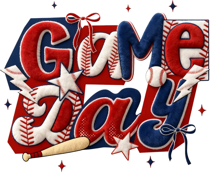 Game Day Baseball DTF Transfer