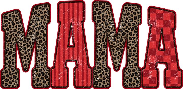 Mama Leopard and Plaid DTF Transfer