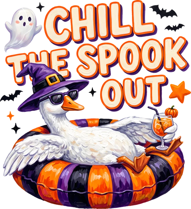 Chill the Spook Out DTF Transfer