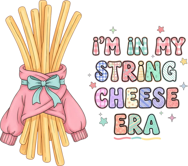 String Cheese Era DTF Transfer