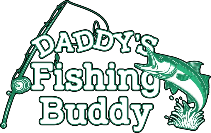 Daddy's Fishing Buddy DTF Transfer