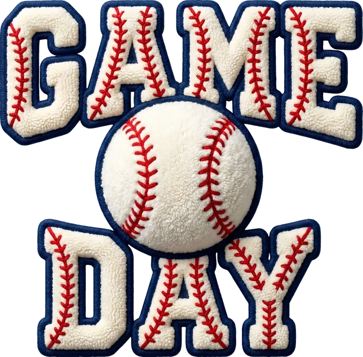 Game Day Baseball DTF Transfer