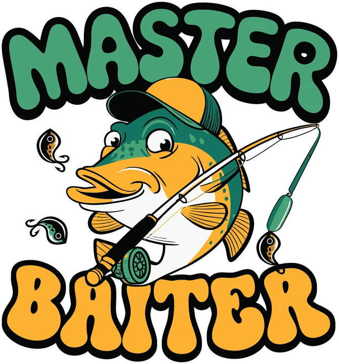 Master Baiter Fisherman DTF Transfer