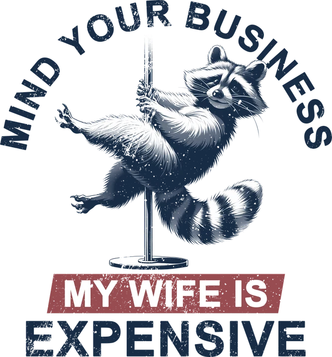 Raccoon on Pole DTF Transfer