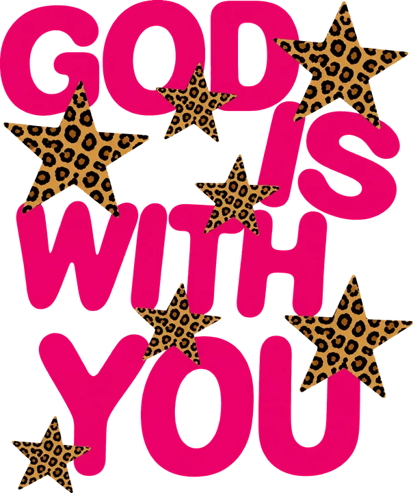 God Is With You DTF Transfer
