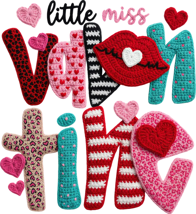 Little Miss Valentine — DTF Transfer