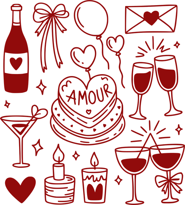 Valentine's Day Celebration DTF Transfer