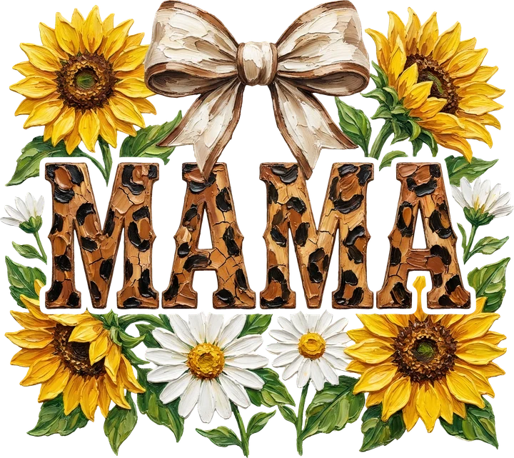 Mama with Sunflowers DTF Transfer