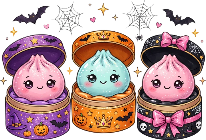 Halloween Dumplings DTF Transfer