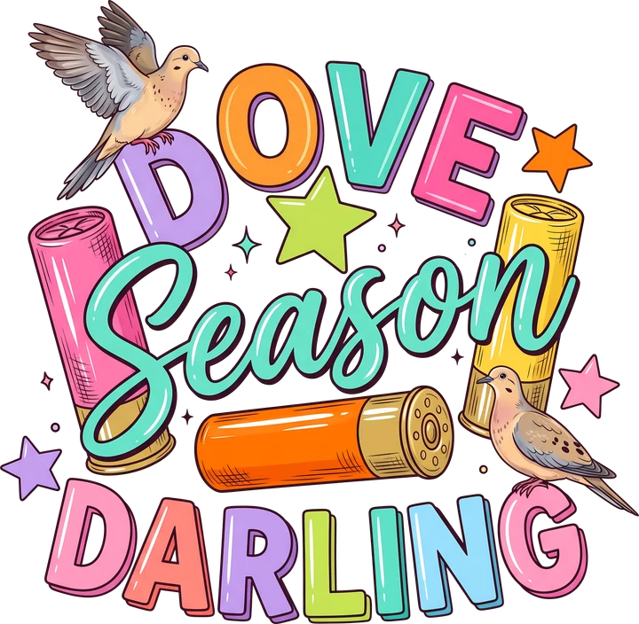Dove Season Darling DTF Transfer
