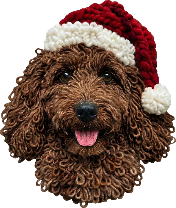 Christmas Dog DTF Transfer