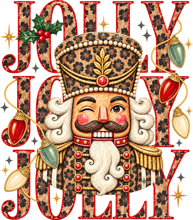 Jolly Nutcracker DTF Transfer