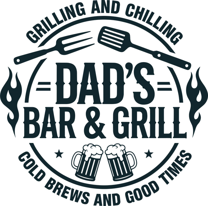 Dad's Bar & Grill DTF Transfer