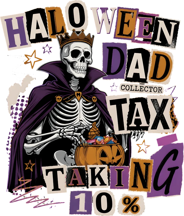 Halloween Dad Tax DTF Transfer
