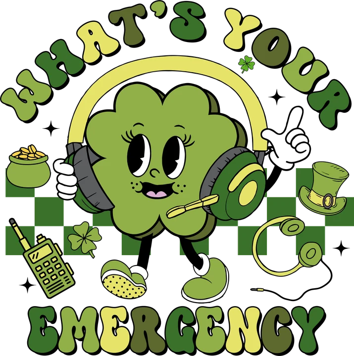 Lucky Clover Dispatcher DTF Transfer