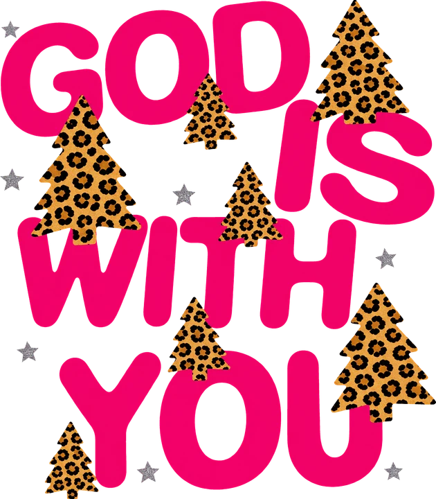 God Is With You DTF Transfer