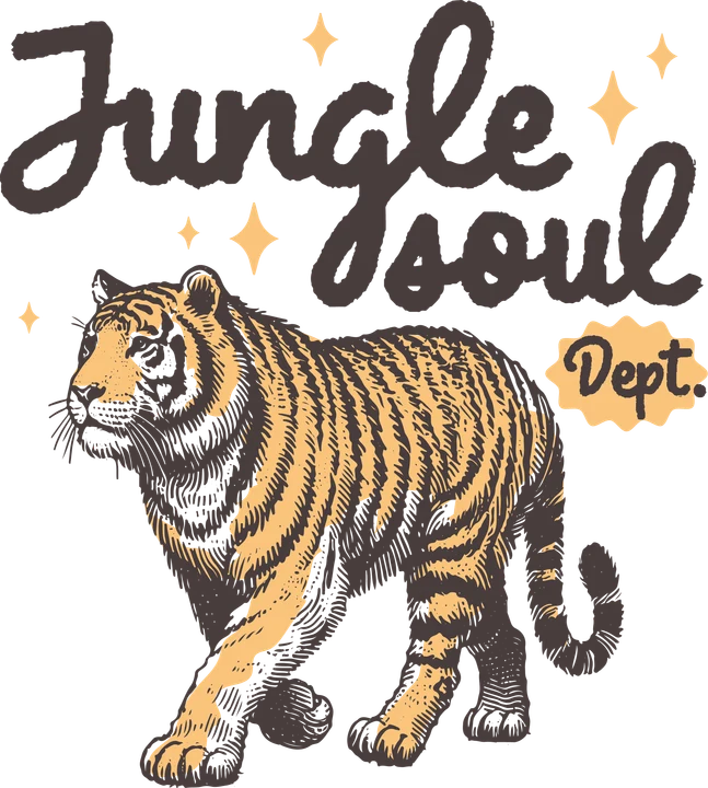 Jungle Soul Tiger DTF Transfer