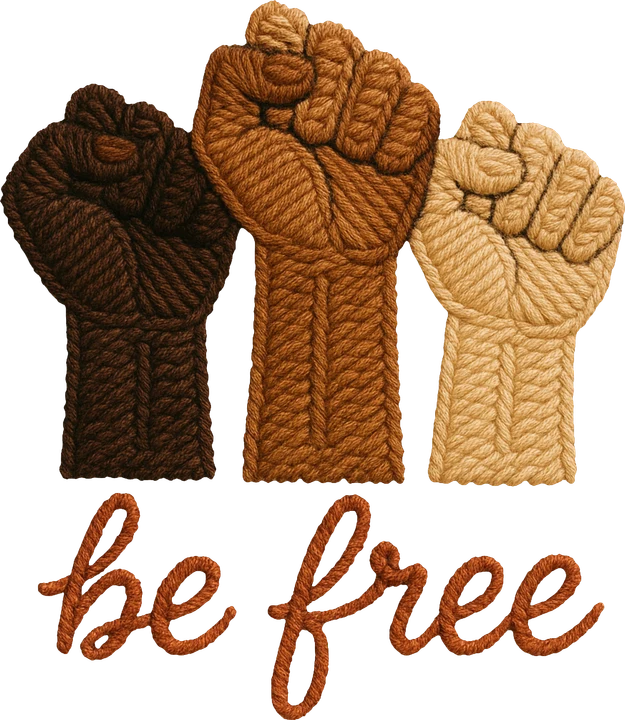 Three Raised Fists DTF Transfer