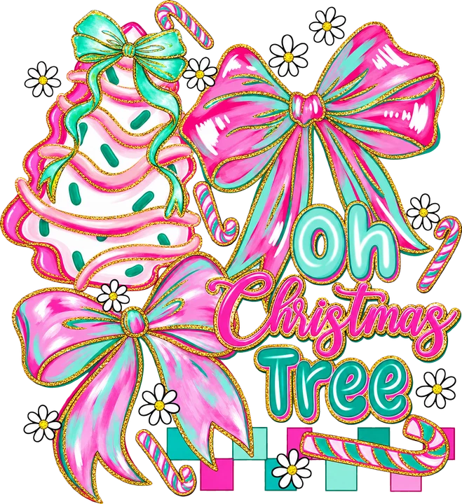 Oh Christmas Tree DTF Transfer