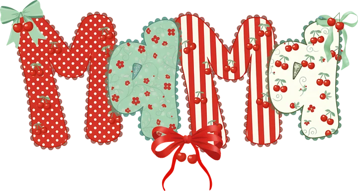 Mama Patchwork Letters DTF Transfer