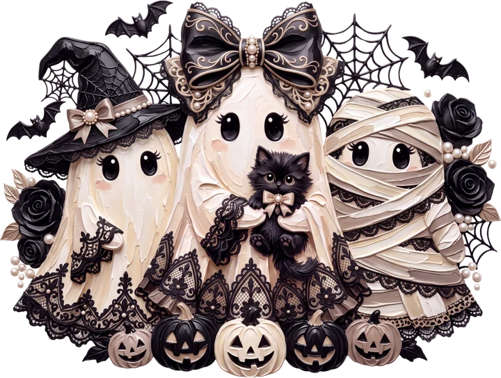 Cute Halloween Trio DTF Transfer