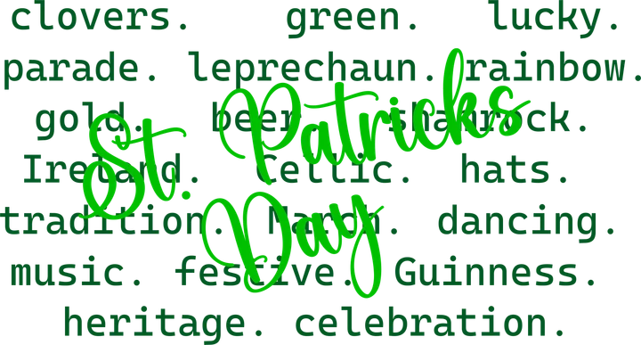 St. Patrick's Day DTF Transfer