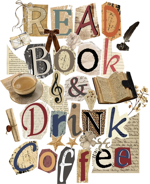 Read Book & Drink Coffee DTF Transfer