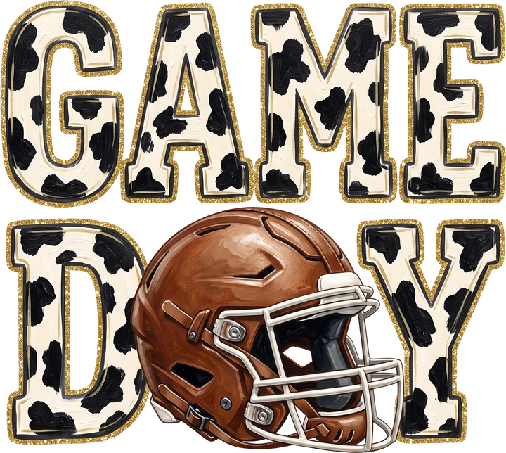 Game Day Football Helmet DTF Transfer