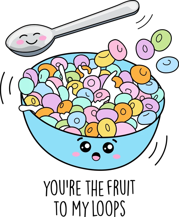 Fruit to My Loops DTF Transfer