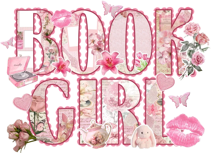 Book Girl DTF Transfer