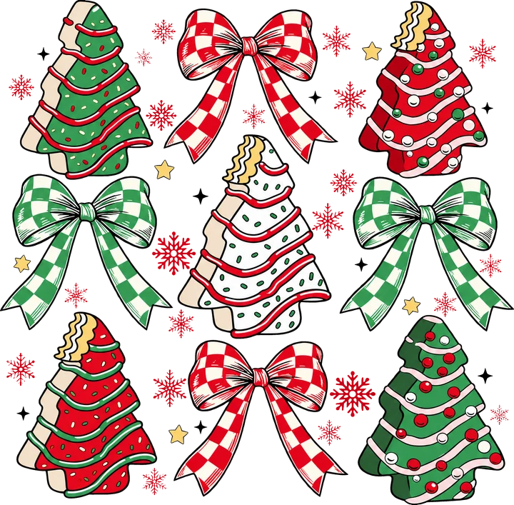 Christmas Cookies DTF Transfer