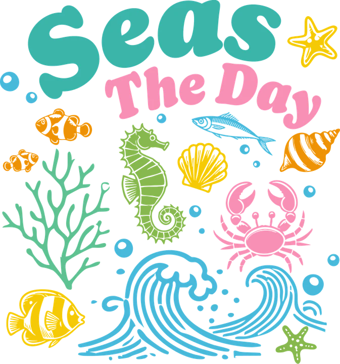 Seas The Day DTF Transfer
