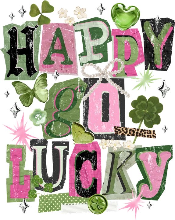 Happy Go Lucky St. Patrick's Day DTF Transfer