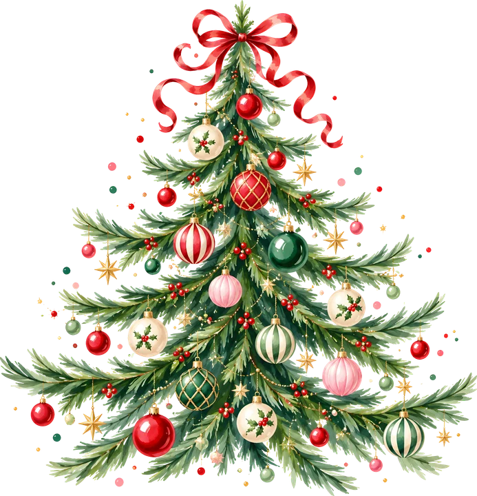 Árbol de Navidad clásico — Transfer DTF