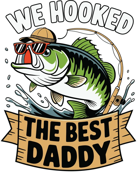 Fish with Sunglasses DTF Transfer