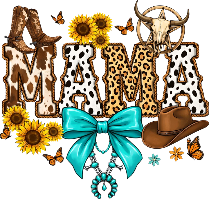 Cowboy Mama DTF Transfer