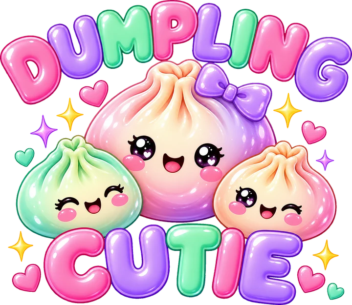 Dumpling Cutie DTF Transfer