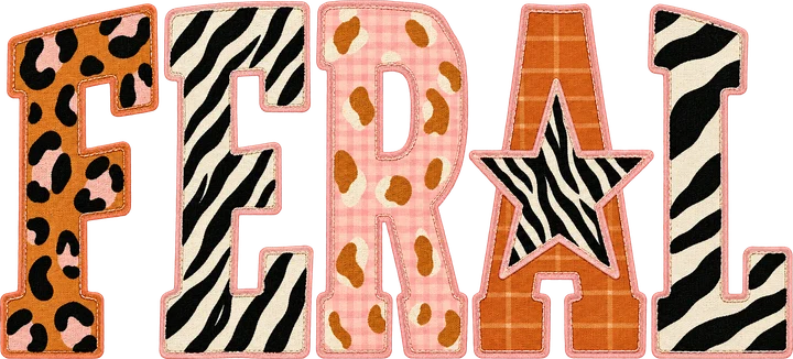 Feral Animal Print DTF Transfer