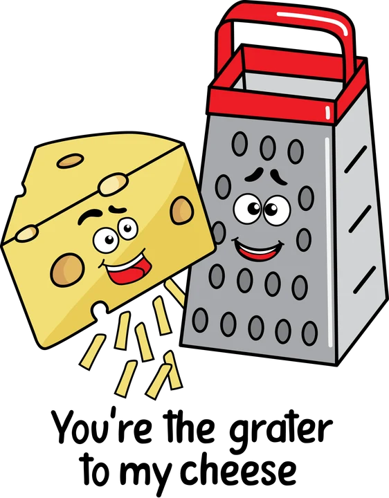 Cheese and Grater Love DTF Transfer