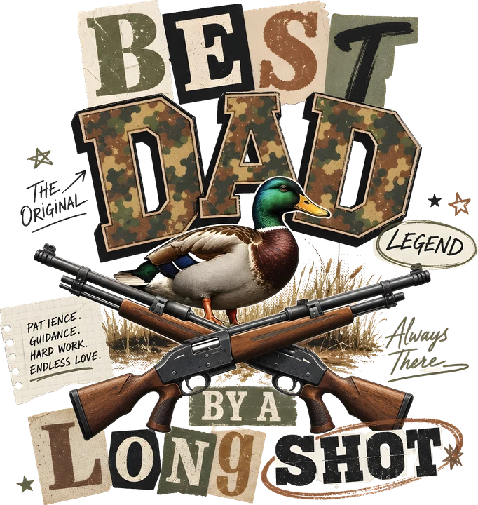 Best Dad by a Long Shot DTF Transfer