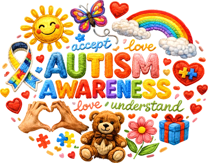 Autism Awareness DTF Transfer