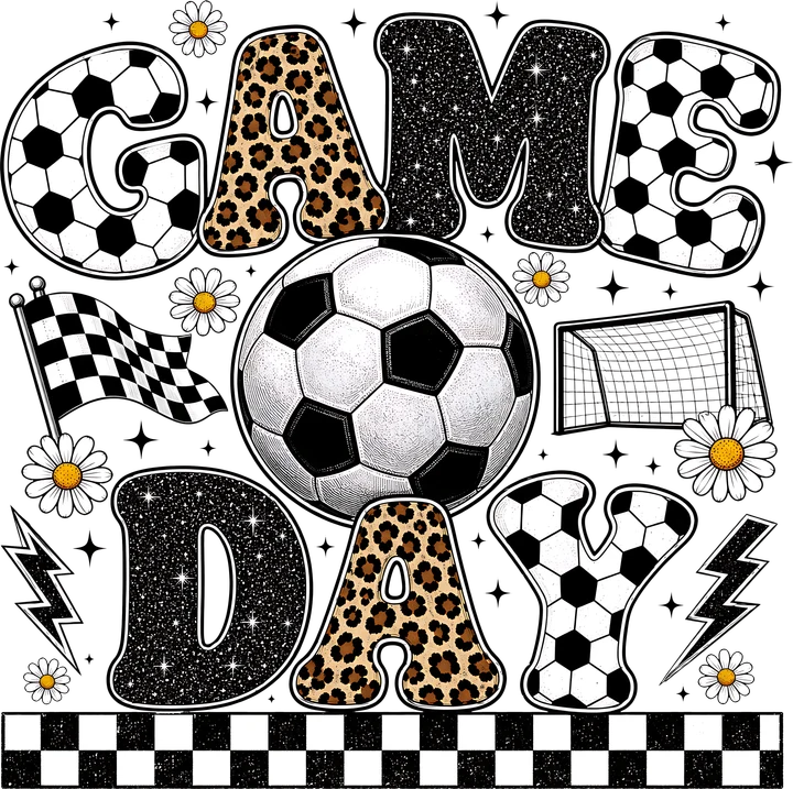 Game Day Soccer DTF Transfer