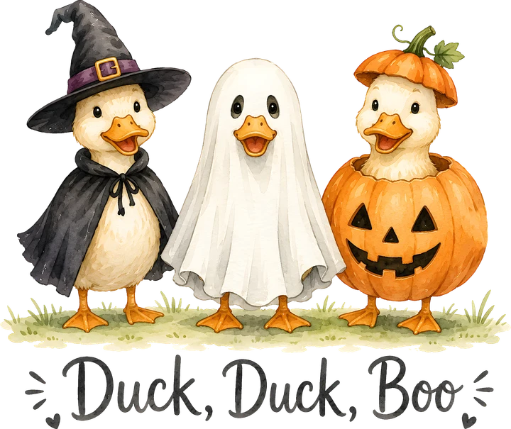 Duck, Duck, Boo — DTF Transfer