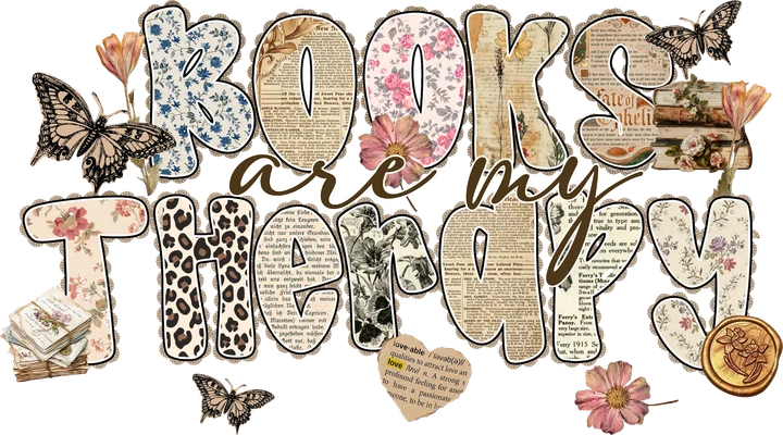 Books Are My Therapy DTF Transfer