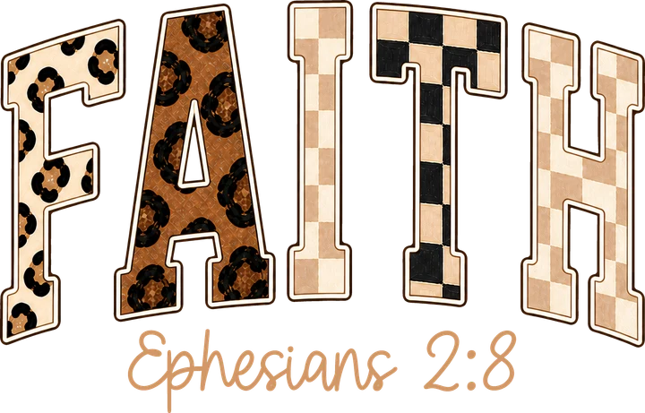 Faith Scripture DTF Transfer