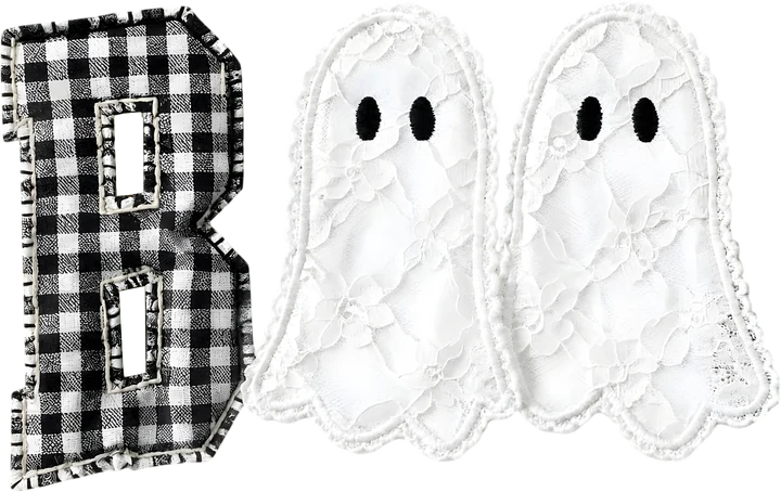 Ghost and Letter B DTF Transfer