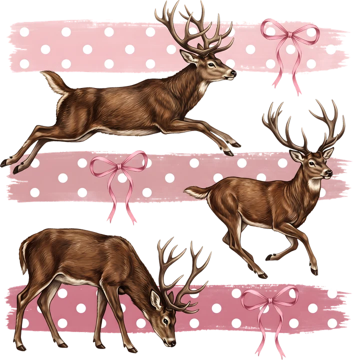Deer in Motion DTF Transfer